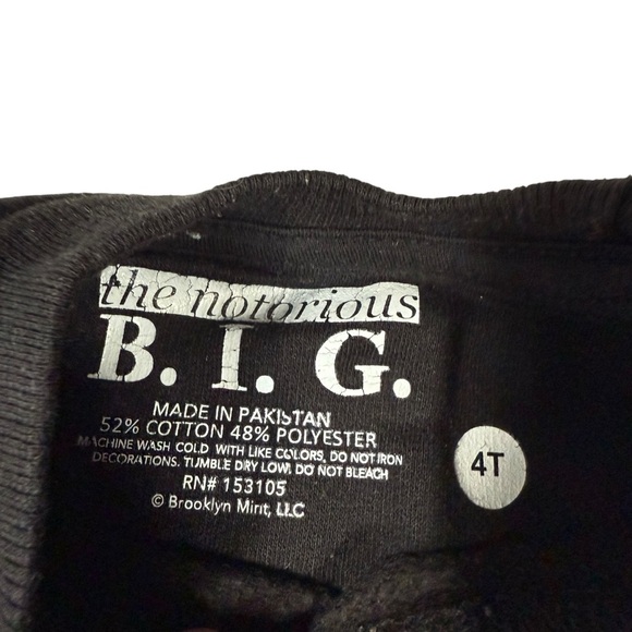The Notorious B.I.G. Black T-Shirt - Picture 3 of 7